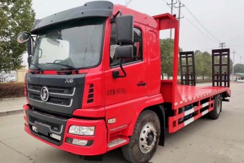 陜汽軒德單橋平板車