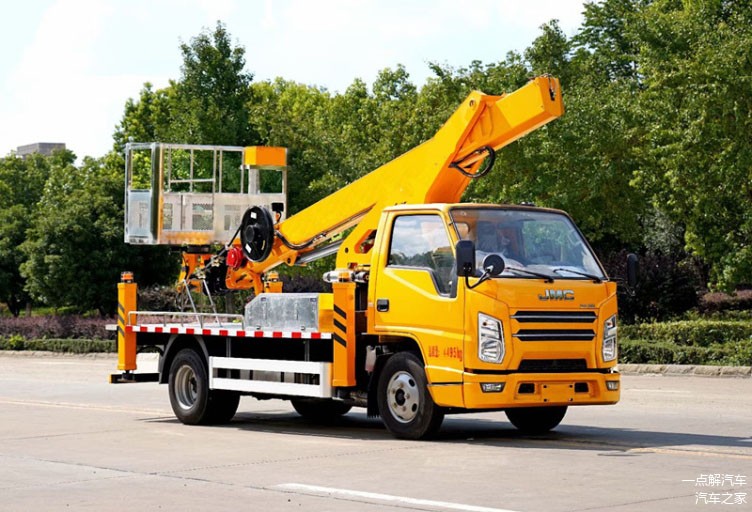江鈴單排23米藍(lán)牌直臂高空作業(yè)車