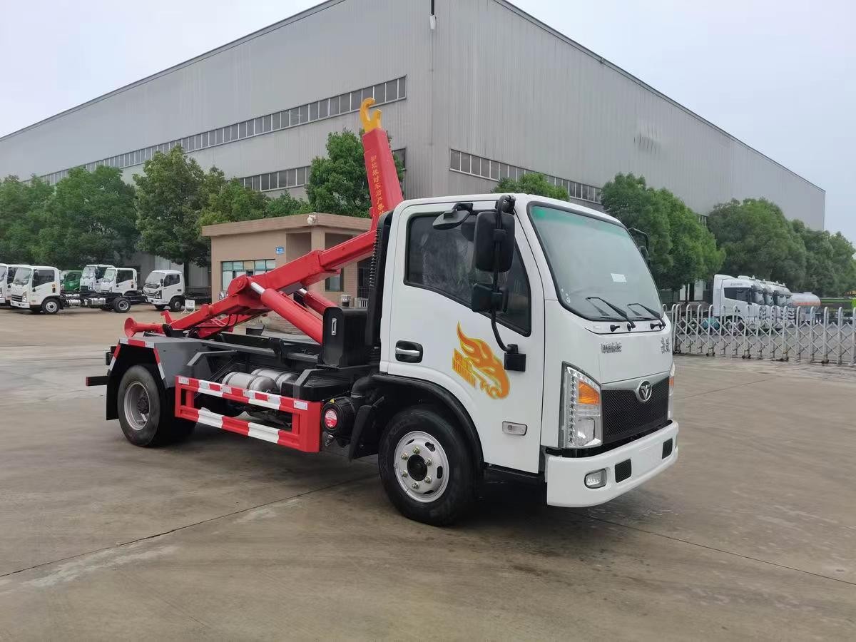 重汽豪曼“藍牌地庫”勾臂車