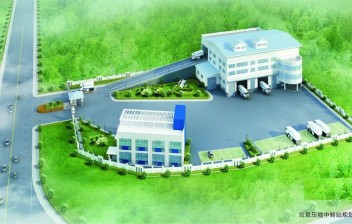 中大型水平直壓式垃圾壓縮轉(zhuǎn)運站-二層上料