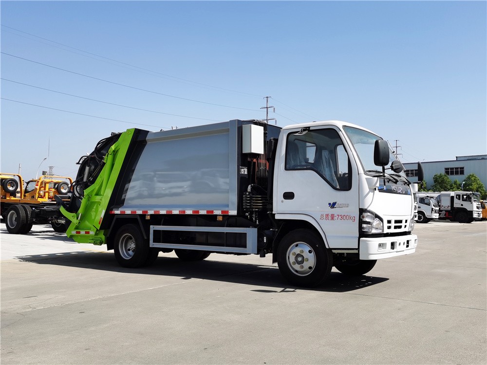 國六五十鈴6方壓縮垃圾車