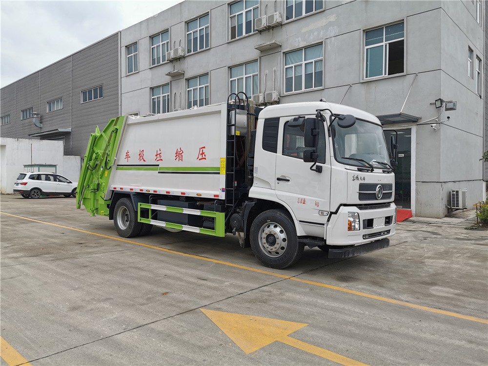 國六東風(fēng)天錦12方8噸壓縮式垃圾車