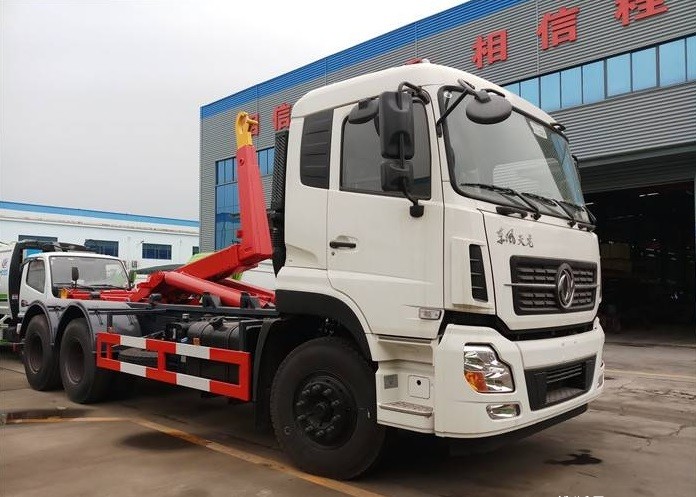 國六東風(fēng)天龍15-22方車廂可卸式垃圾車
