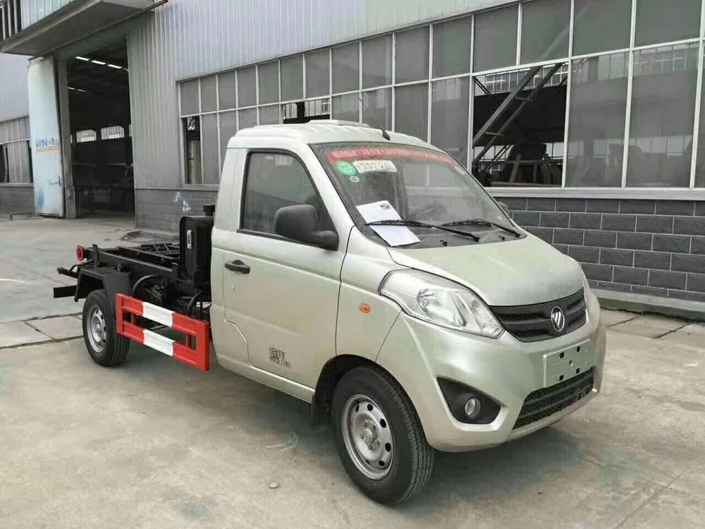 國(guó)六福田祥菱3方勾臂垃圾車
