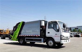 國六五十鈴6方壓縮垃圾車