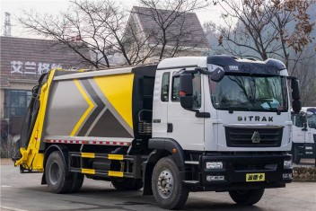 重汽12-14立方單橋壓縮式垃圾車