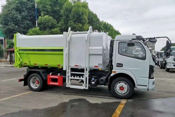 東風多利卡8方掛桶式垃圾車
