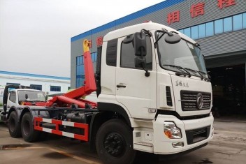 國六東風(fēng)天龍15-22方車廂可卸式垃圾車