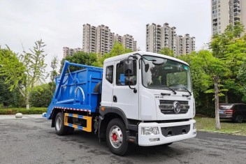 國六東風10方擺臂式垃圾車