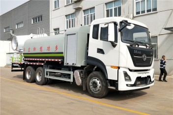 國(guó)六東風(fēng)天龍后雙橋16噸抑塵車
